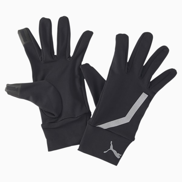 PR Performance Running Gloves, Puma Black, extralarge