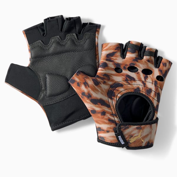 Athletic Unisex Shift Gloves, Puma Black-safari glam, extralarge-IND