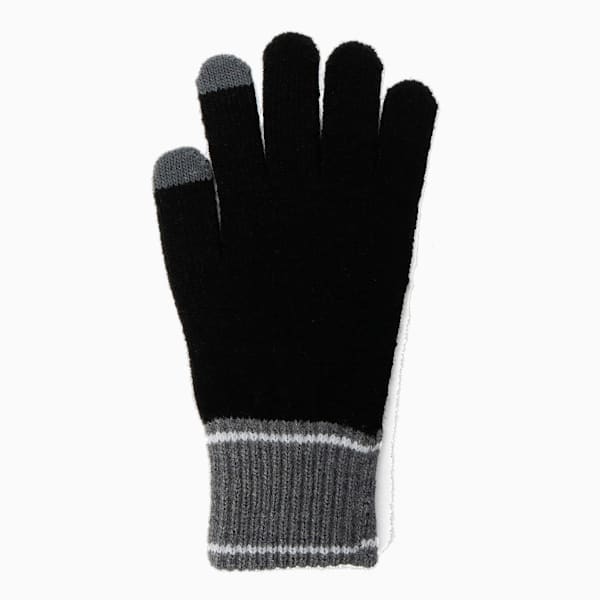 ユニセックス プーマ ニット グローブ, Puma Black-Dark Gray Heather, extralarge-JPN