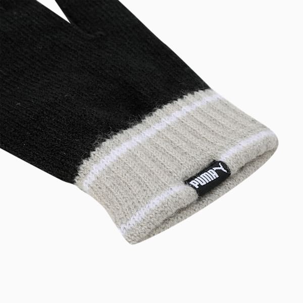 Knit Winter Gloves, PUMA Black-Desert Dust, extralarge-IND