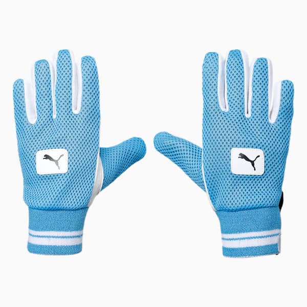 PUMA Future 20.2 Cricket Wicket Keeping Inner Gloves, Ethereal Blue-Puma Black, extralarge-IND