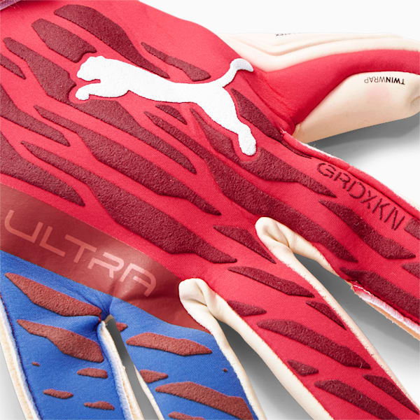 ULTRA Grip 1 Hybrid Pro Goalkeeper Gloves, Sunblaze-Puma White-Bluemazing, extralarge