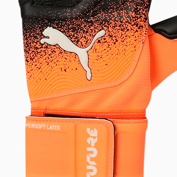 FUTURE:ONE Grip 3 NC Football Goalkeeper Gloves, Neon Citrus-Puma Black, extralarge-IND