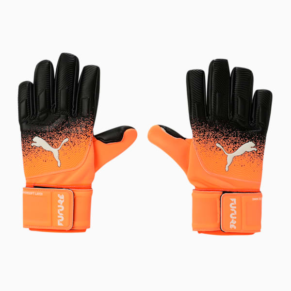 FUTURE:ONE Grip 3 NC Football Goalkeeper Gloves, Neon Citrus-Puma Black, extralarge-IND