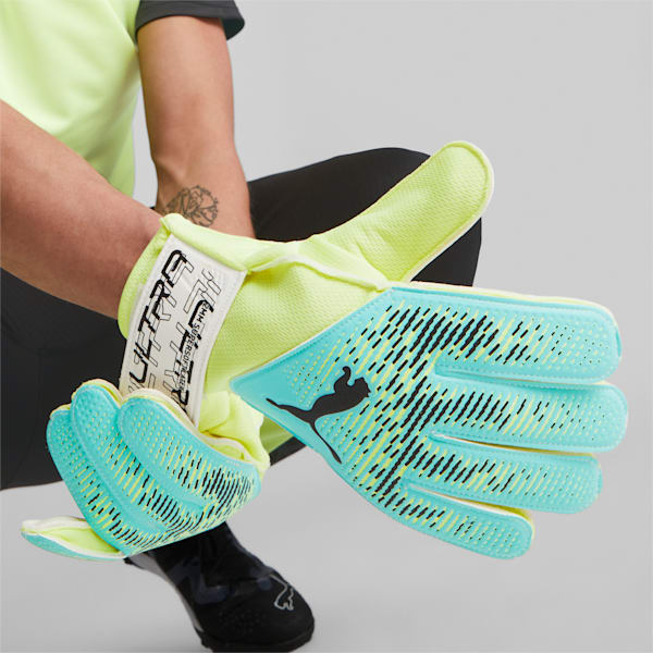 ULTRA Grip 4 RC Goalkeeper Gloves, Electric Peppermint-Fast Yellow, extralarge