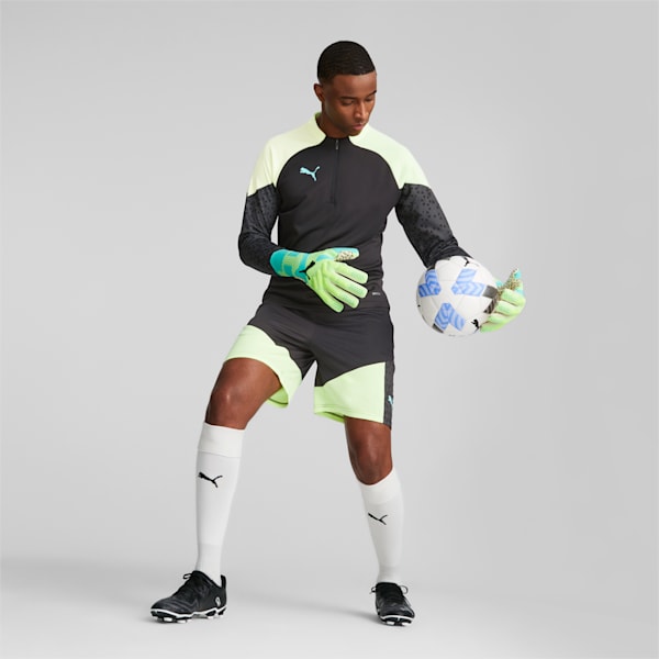 FUTURE Ultimate Negative Cut Football Goalkeeper Gloves, Electric Peppermint-Fast Yellow, extralarge
