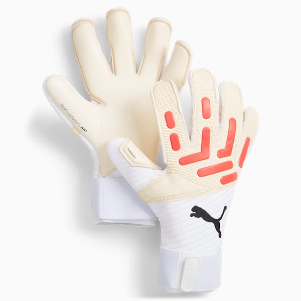 ユニセックス フューチャー プロ サッカー SGC キーパーグローブ, PUMA White-Fire Orchid, extralarge-JPN