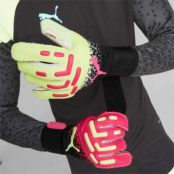 FUTURE Pro TRICKS Hybrid Football Goalkeeper Gloves, Fast Yellow-Ravish, extralarge-GBR