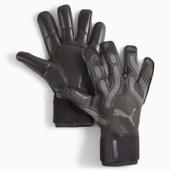 ULTRA Ultimate Hybrid Goalkeeper Gloves, PUMA Black-Asphalt, extralarge-GBR
