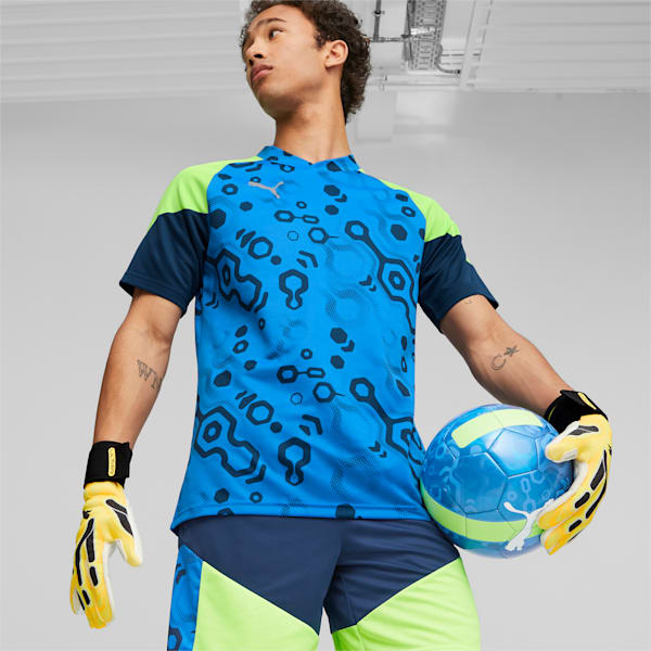 ULTRA Ultimate Hybrid Goalkeeper Gloves, Yellow Blaze-PUMA Black, extralarge-GBR