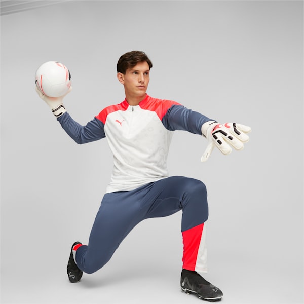 ULTRA Match Protect RC Goalkeeper Gloves, PUMA White-Ultra Blue-Fire Orchid, extralarge-IND
