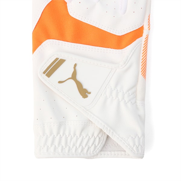メンズ ゴルフ アルファ グリップ グローブ 右手, Bright White-Vibrant Orange, extralarge-JPN