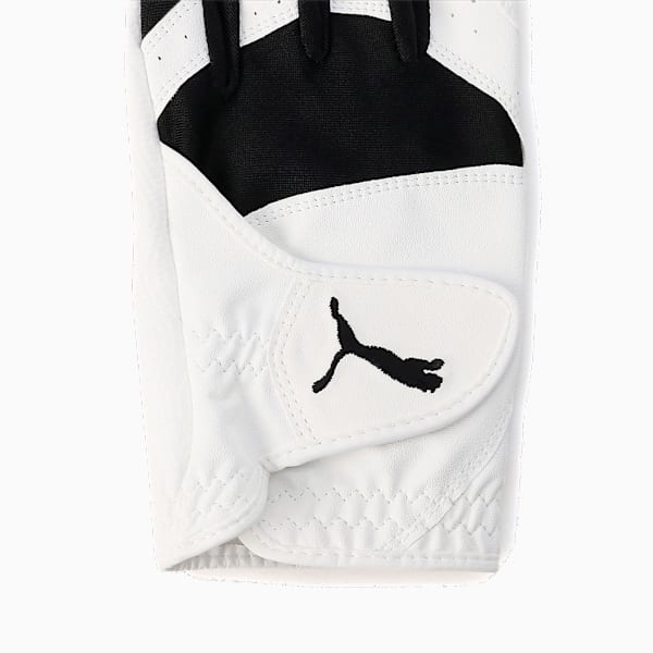 メンズ ゴルフ フュージョン グリップ グローブ 2.0 左手用, Bright White-PUMA Black, extralarge-JPN