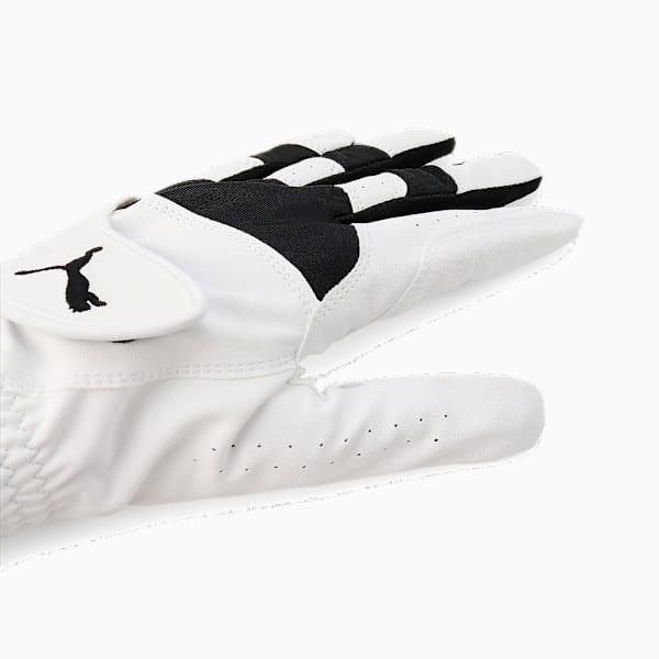 メンズ ゴルフ フュージョン グリップ グローブ 2.0 左手用, Bright White-PUMA Black, extralarge-JPN
