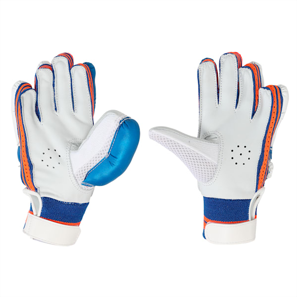 PUMA Future 6 Cricket Batting Gloves, Neon Citrus-Bluemazing, extralarge-IND