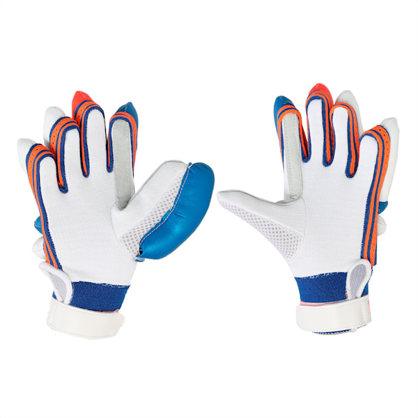 Future 7 Cricket Batting Gloves, Neon Citrus-Bluemazing, extralarge-IND