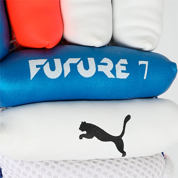 PUMA Future 7 Cricket Batting Gloves, Neon Citrus-Bluemazing, extralarge-IND