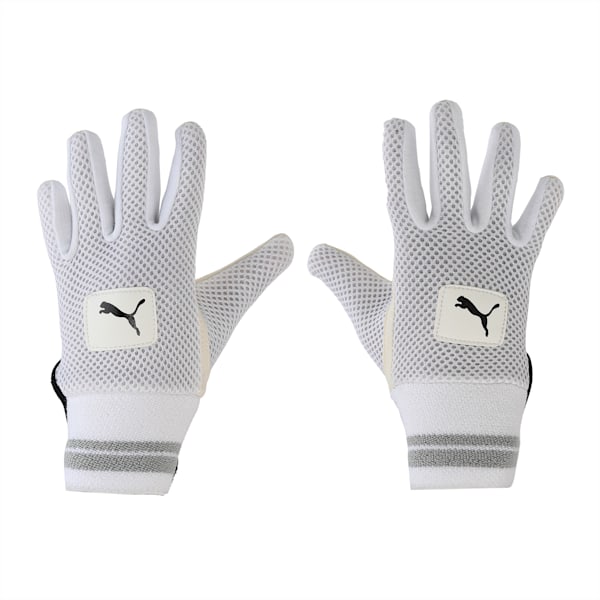 PUMA Future 2 Cricket Wicket Keeping Inner Gloves, PUMA White, extralarge-IND