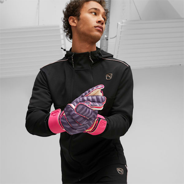 FUTURE PRO Hybrid Goalkeeper Gloves, Purple Charcoal-Ravish, extralarge-GBR