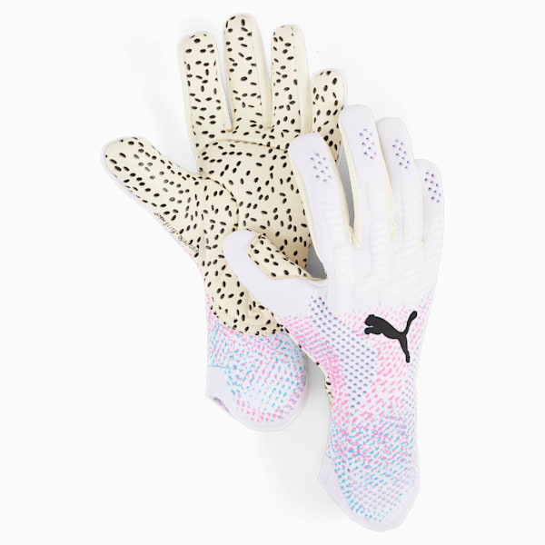 FUTURE Ultimate NC Goalkeeper Gloves, PUMA White-Poison Pink-PUMA Black, extralarge
