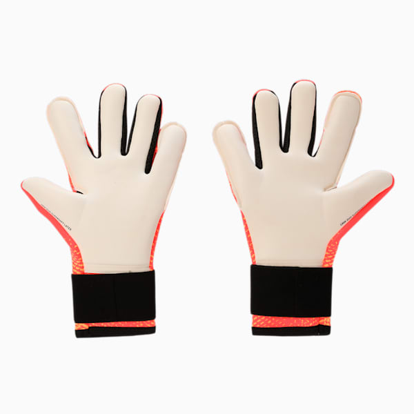 FUTURE Pro Hybrid Football Goalkeeper Gloves, Sunset Glow-Sun Stream-PUMA Black, extralarge-IND