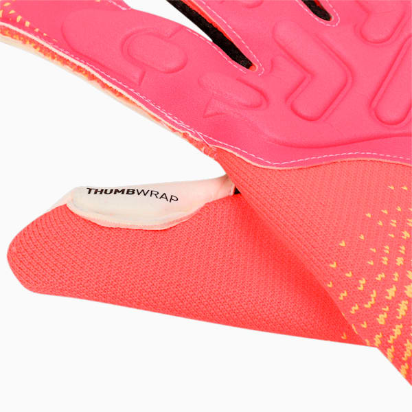 FUTURE Pro Hybrid Football Goalkeeper Gloves, Sunset Glow-Sun Stream-PUMA Black, extralarge-IND