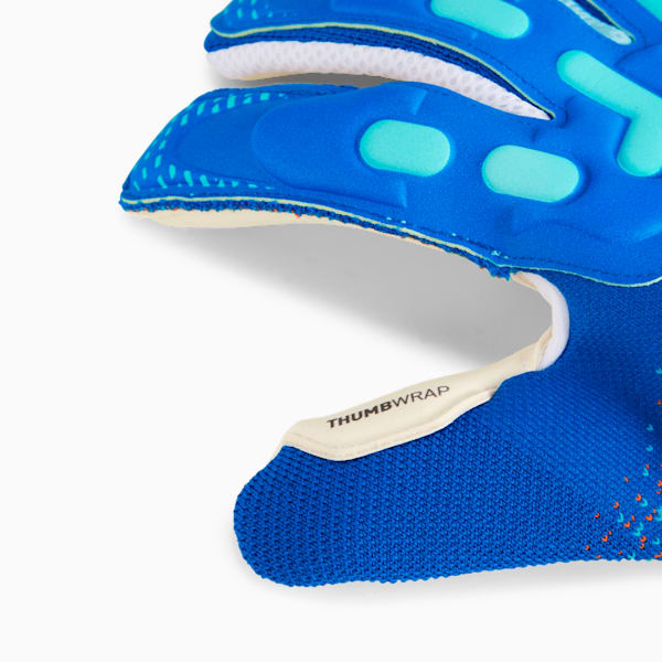 FUTURE Pro Hybrid Goalkeeper Gloves, Bluemazing-Sunset Glow-Electric Peppermint, extralarge