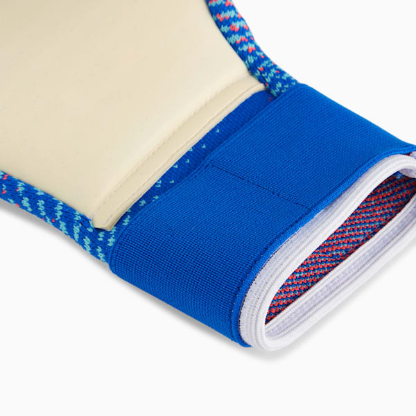 FUTURE Pro Hybrid Goalkeeper Gloves, Bluemazing-Sunset Glow-Electric Peppermint, extralarge