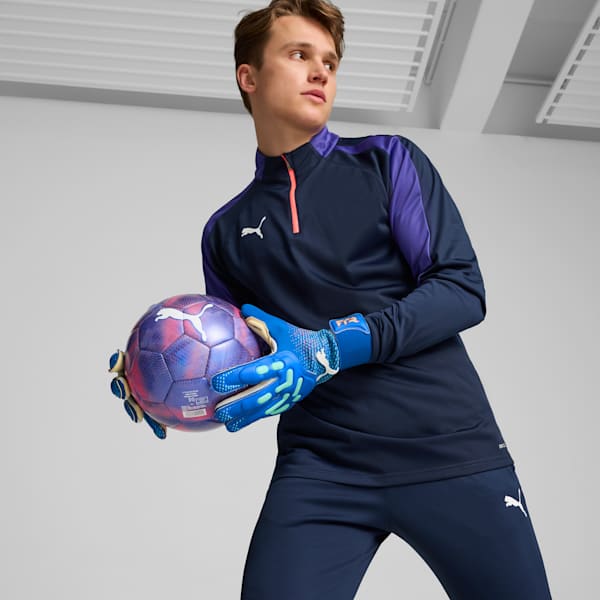 Guantes de portero FUTURE Pro Hybrid, Bluemazing-Sunset Glow-Electric Peppermint, extralarge