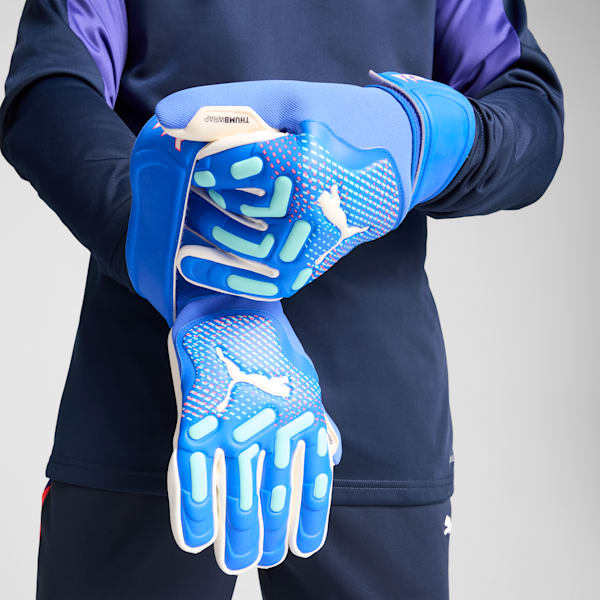 Gants de gardien de but FUTURE Match, Bluemazing-Sunset Glow-Electric Peppermint, extralarge