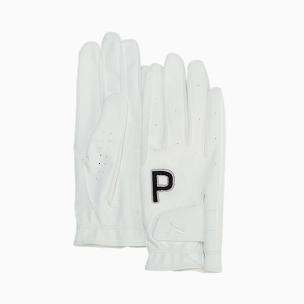 ウィメンズ ゴルフ W P グローブ 両手用, Bright White-PUMA Black, extralarge-JPN