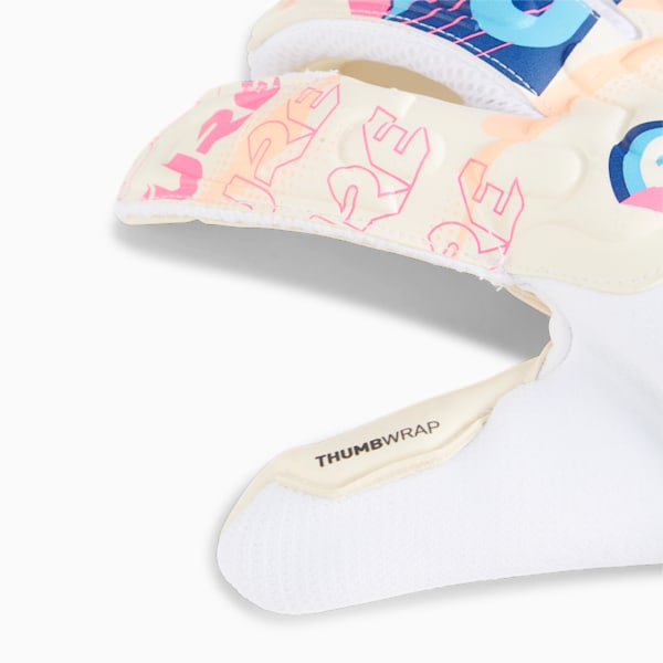 ユニセックス サッカー フューチャー プロ ボリュームアップ ハイブリッド ゴールキーパーグローブ, PUMA White-Poison Pink-Luminous Blue, extralarge-JPN