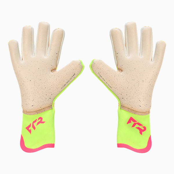 FUTURE Ultimate NC Football Goalkeeper Gloves, Yellow Alert-Sun Struck, extralarge-IND