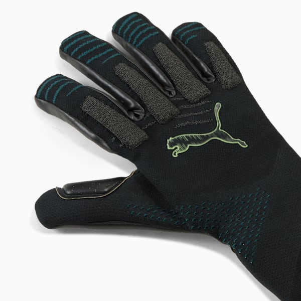 FUTURE Ultimate NC Football Goalkeeper Gloves, PUMA Black-Green Terrain-Fizzy Light, extralarge-GBR