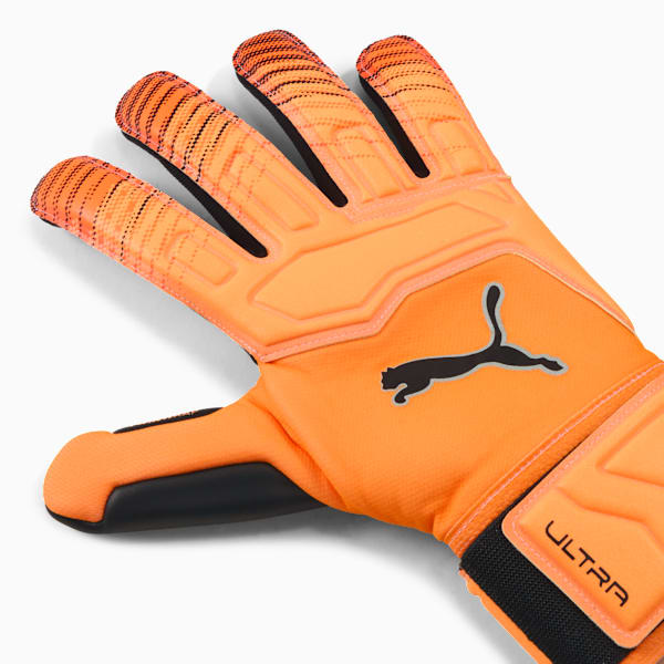 Gants de gardien de but PUMA ULTRA Pro Enfant et adolescent, Heat Fire-Glowing Red-PUMA Black, extralarge
