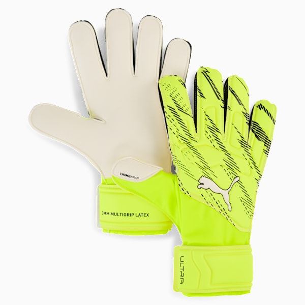 PUMA ULTRA Match RC Goalkeeper Gloves, Yellow Alert-PUMA Black, extralarge-GBR