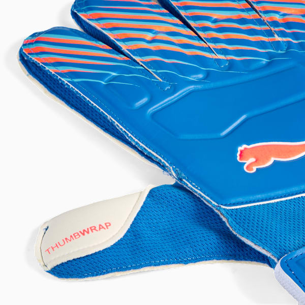 PUMA ULTRA Play Goalkeeper Gloves Youth, Ultra Blue-Glowing Red, extralarge