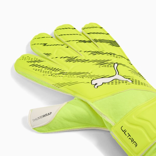 PUMA ULTRA Play Goalkeeper Gloves, Yellow Alert-PUMA Black, extralarge-GBR