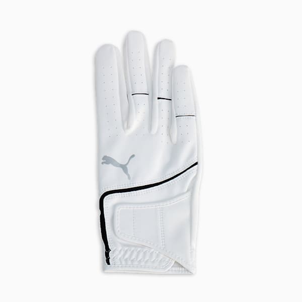 メンズ ゴルフ スーパー レザー タッチ グローブ 右手用, Bright White-PUMA Black, extralarge-JPN