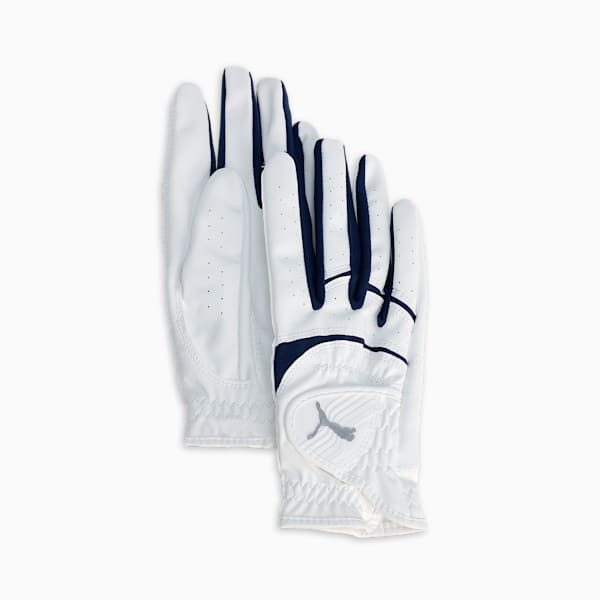 ウィメンズ ゴルフ W フュージョン グリップ グローブ 3.0 両手用, Bright White-Deep Navy, extralarge-JPN