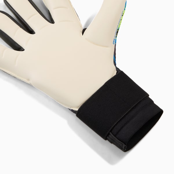 ユニセックス サッカー ウルトラ アルティメット TEASER ハイブリッド ゴールキーパーグローブ, PUMA Black-Luminous Purple-Lime Squeeze, extralarge-JPN