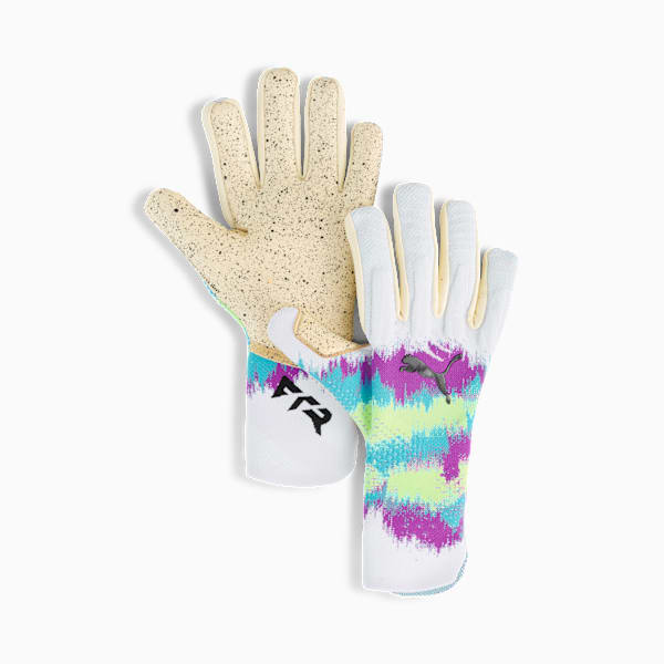 FUTURE Ultimate Goalkeeper Gloves, PUMA White-Pure Magenta-Fizzy Apple, extralarge-GBR