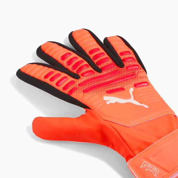 FUTURE Play NC Goalkeeper Gloves Youth, Glowing Red-PUMA Red-PUMA Black, extralarge-GBR