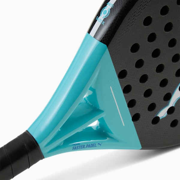 NOVA Padel PRO CTR Padel Racket, Vivid Blue-PUMA Black-Safe Lake-PUMA White, extralarge-IND