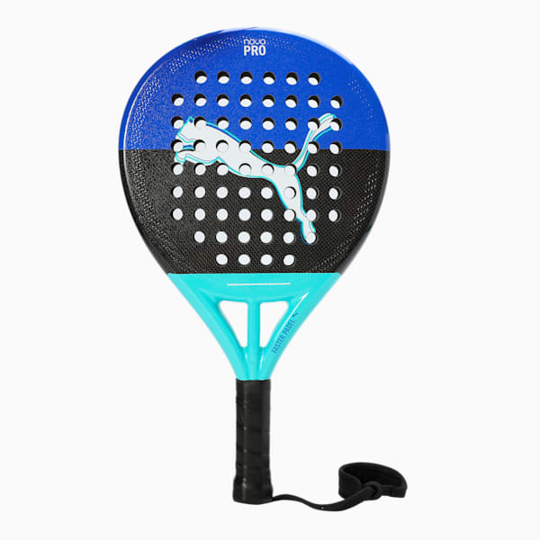 NOVA Padel PRO CTR Padel Racket, Vivid Blue-PUMA Black-Safe Lake-PUMA White, extralarge-IND