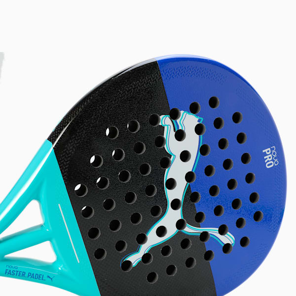 NOVA Padel PRO CTR Padel Racket, Vivid Blue-PUMA Black-Safe Lake-PUMA White, extralarge-IND