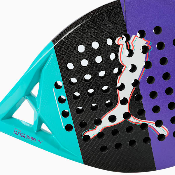 NOVA Unisex Padel Pro Racket, Purple Glimmer-PUMA Black-Aquatic-PUMA White, extralarge-IND