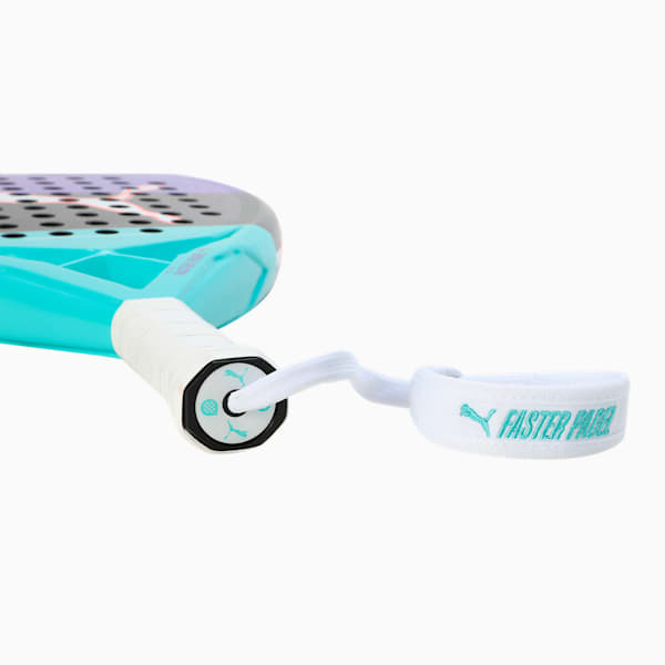 NOVA Unisex Padel Pro Racket, Purple Glimmer-PUMA Black-Aquatic-PUMA White, extralarge-IND