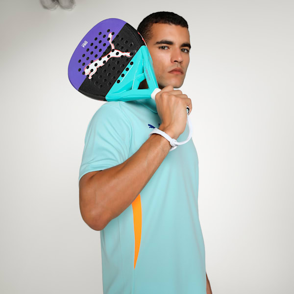 NOVA Unisex Padel Pro Racket, Purple Glimmer-PUMA Black-Aquatic-PUMA White, extralarge-IND