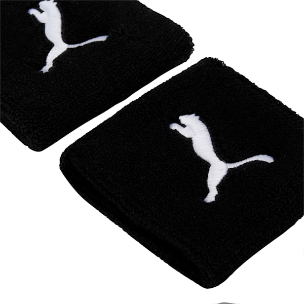 Knitted Cat Wristbands Pack of 2, black-white, extralarge-IND